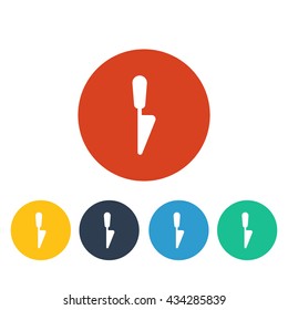 Vector illustration of knife icon
