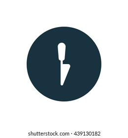 Vector illustration of knife icon