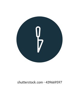 Vector illustration of knife icon