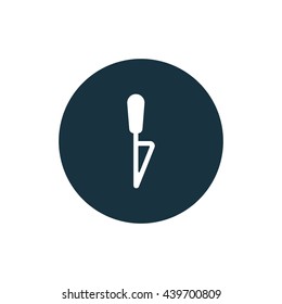 Vector illustration of knife icon