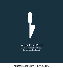 Vector illustration of knife icon