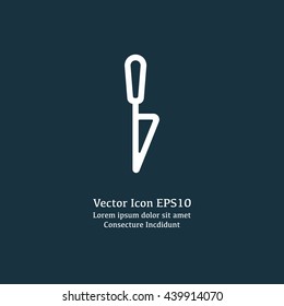 Vector illustration of knife icon