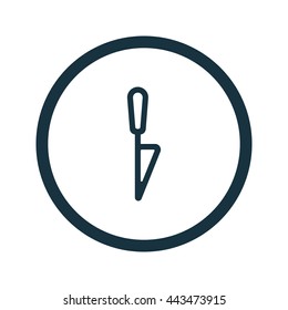 Vector illustration of knife icon