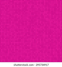 Vector illustration Knitted seamless green background