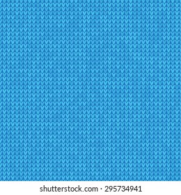 Vector illustration Knitted seamless green background