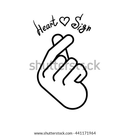 Kpop Finger Heart Drawing Ezu Photo Mobile