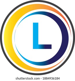 Vector illustration of L letter logo