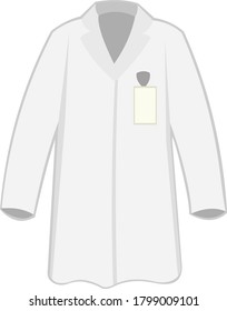 Vector Illustration Of A Lab Or Medical Apron