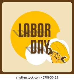 Vector illustration for labor day.