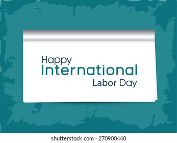 Vector illustration for labor day.