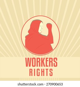 Vector illustration for labor day.