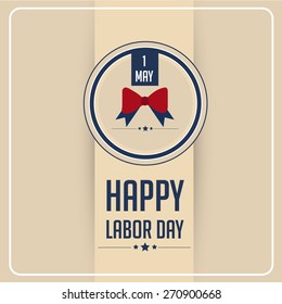 Ilustración vectorial del día laboral.