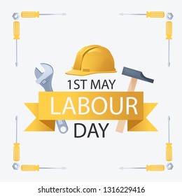 Vector illustration of Labor Day, a international holiday celebrated world wide on 1st May