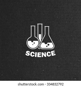 vector illustration of laboratory equipment icon. science concept