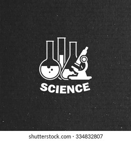 vector illustration of laboratory equipment icon. science concept