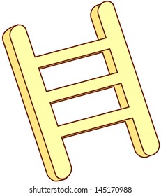 Vektorgrafik einer Leiter