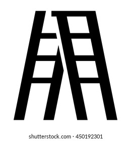 vector illustration of ladder icon