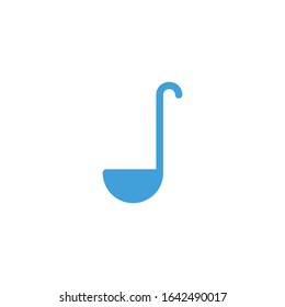 Vector illustration, ladle icon template.  
