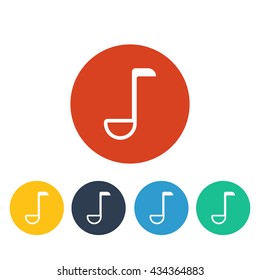 Vector illustration of ladle spoon icon