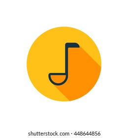 Vector illustration of ladle spoon icon