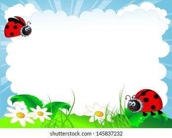 Ladybug Frame High Res Stock Images Shutterstock