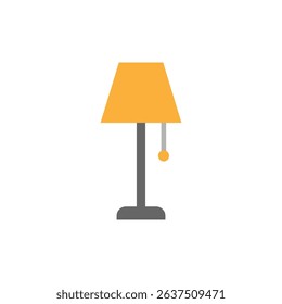 Vector illustration of an Lamp isolated on a white background