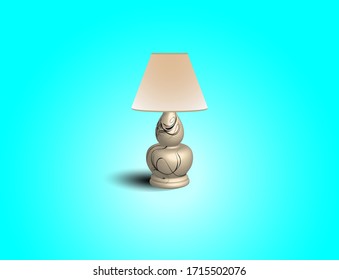 Vector illustration, lamp, for various tasks