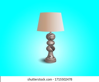 Vector illustration, lamp, for various tasks