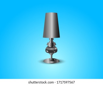 Vector illustration, lamp, for various tasks
