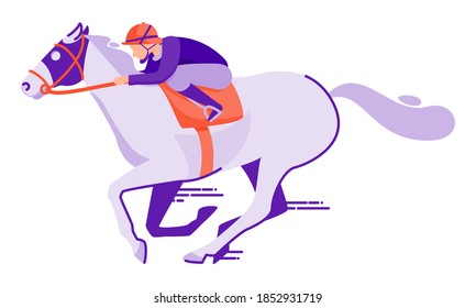 Vector illustration. Landing page of sports betting.