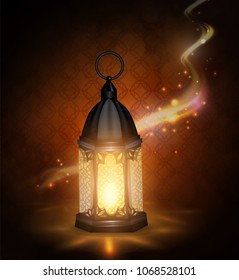 vector illustration of a lantern