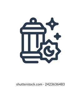 Vector Illustration of Lantern Design for Ramadan Decoration