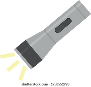 Vector illustration of a lantern emoticon