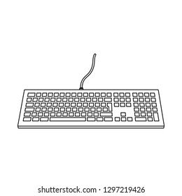 Vector illustration of laptop and device symbol. Collection of laptop and server stock vector illustration.