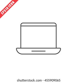 Vector illustration of laptop icon