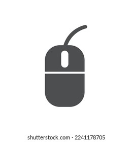 vector illustration of laptop mouse icon