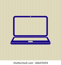 Vector Illustration of Laptop vector symbol
