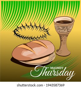 Vector Illustration of Last Supper of Jesus Christ with the Apostles on Thursday before Easter - Powered by Shutterstock - Get 15% off with code: PIKWIZARD15