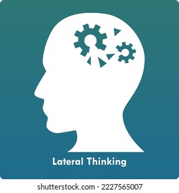Vector Illustration of Lateral Thinking in an Infographic template. Editable Vector Icon