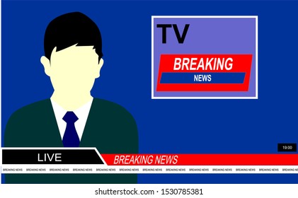 Vector illustration of the latest and current news