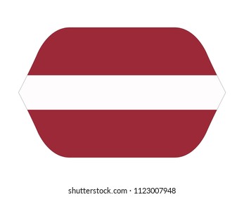 vector illustration of Latvia flag