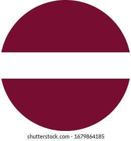 vector illustration of Latvia flag