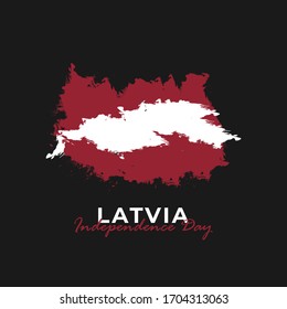 Vector illustration of Latvia Independence day. Happy Latvia Day Celebration. 
