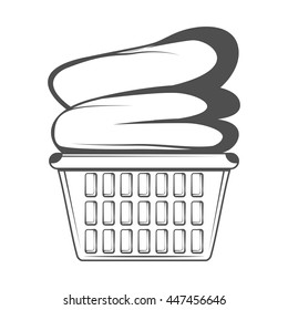 2,983 Black and white laundry basket Images, Stock Photos & Vectors ...