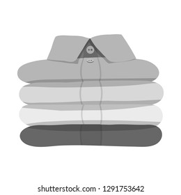 Vector illustration of laundry and clean icon. Set of laundry and clothes vector icon for stock.