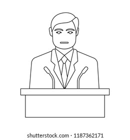Vector illustration of law and lawyer logo. Collection of law and justice stock vector illustration.