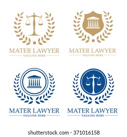 Vector Illustration : Law office logo collection