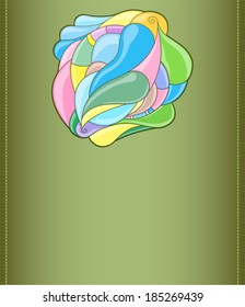 Vector illustration with layout.