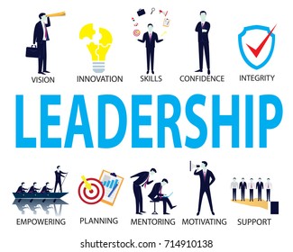 Similar Images, Stock Photos & Vectors of Leadership banner web icon ...