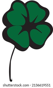 Vector illustration of a leaf on a green and white background.